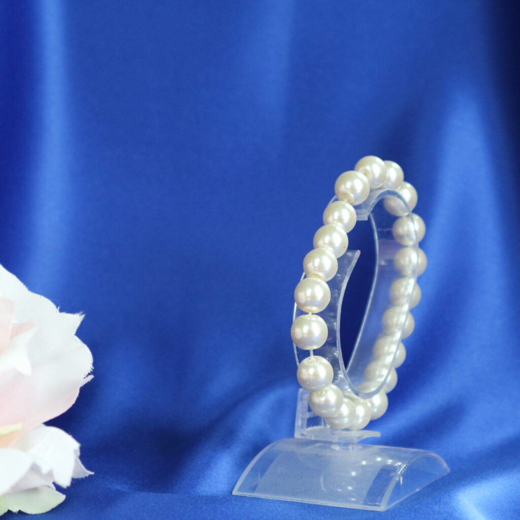 Glas parel armband