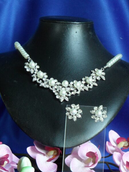 parel/ strass ketting
