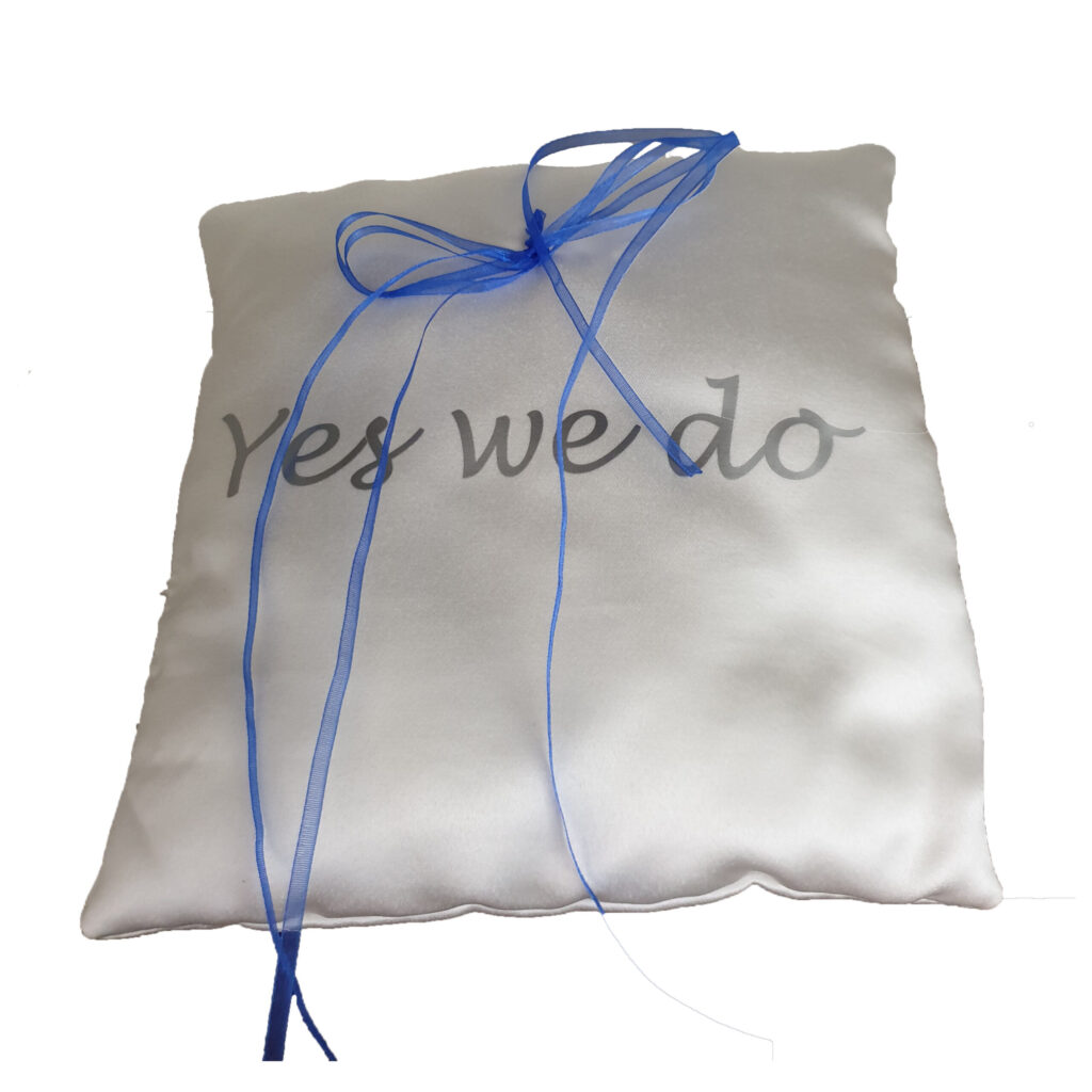 Ringkussentjes met eigen tekst